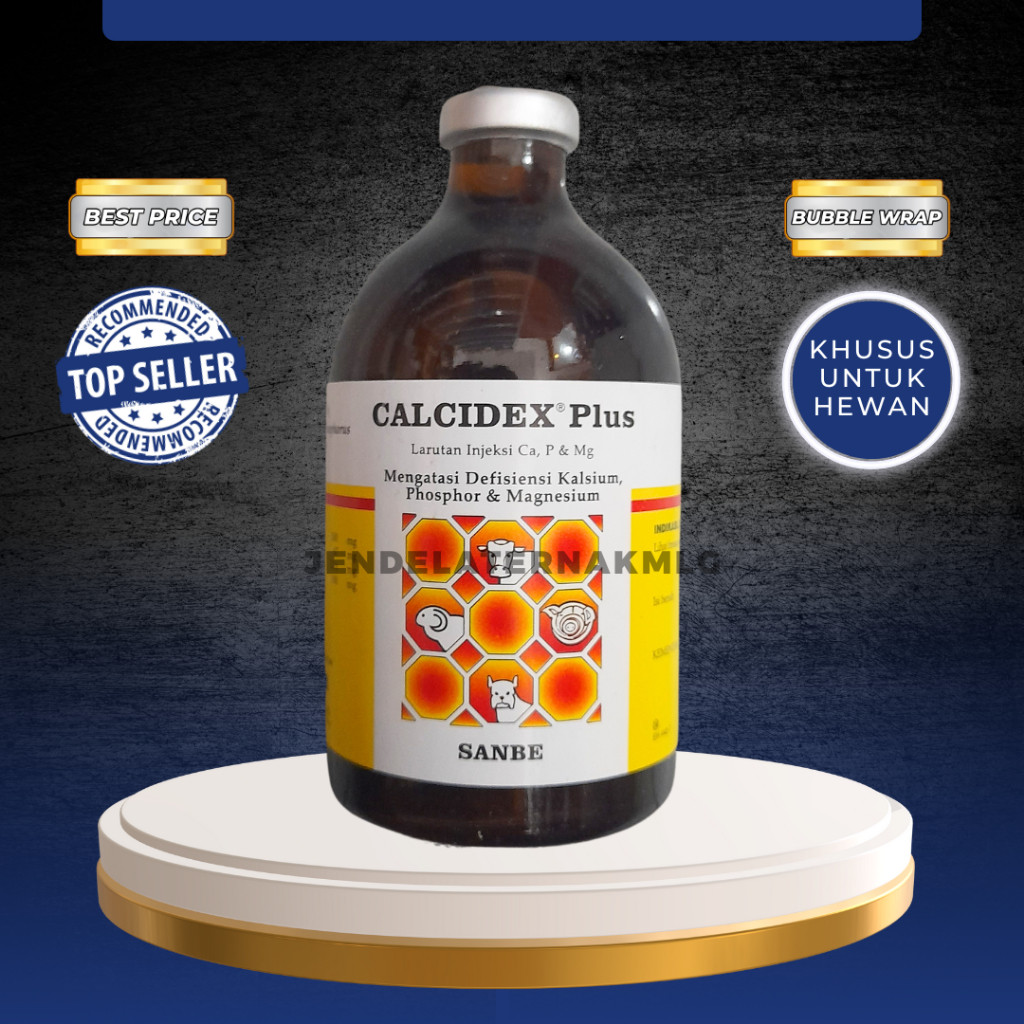CALCIDEX PLUS 100 ML BY SANBE - Vitamin Untuk Ternak     Berkualitas