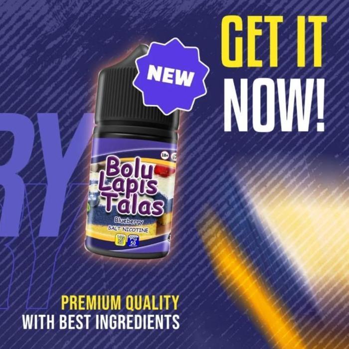 SALT NIC BOLU LAPIS TALAS V4 BLUEBERRY 30ML SALTNIC BY JAVA JUICE