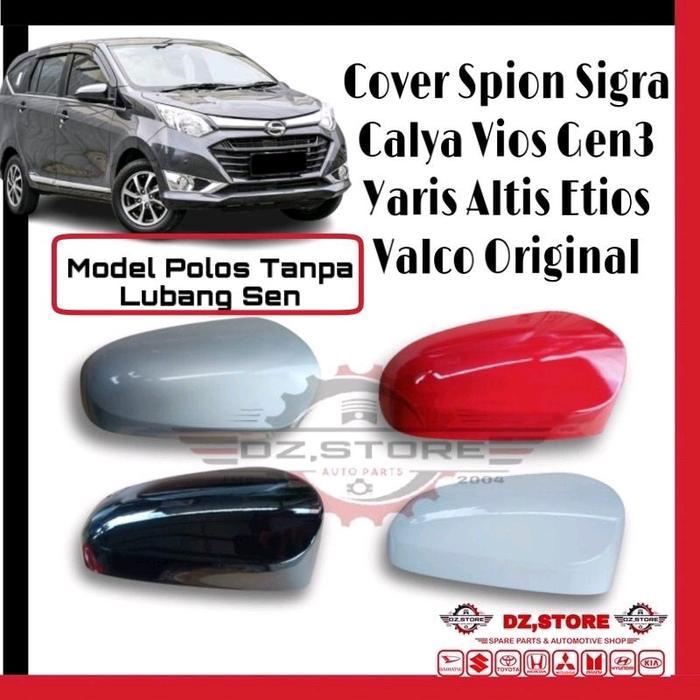 Cover Spion Calya Tipe E Sigra Vios Yaris 2014-2017 Manual Putih Kanan Kiri Original ABS Plastik Coc