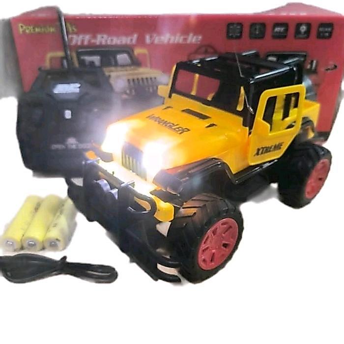 MOBIL REMOT KONROL RC JIP OFF ROAD BUKA PINTU ELEKTRIK / RC MOBIL JIP BATERAI CHARGING