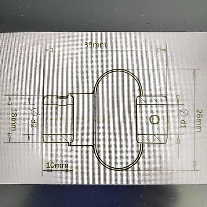 Double Loop Coupling Encoder Aluminium