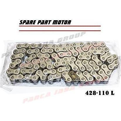 RANTAI GEAR 428-110 CG-110-125 CG100 CG125 GL MAX CDI GTO CB100 CB125 BEST QUALITY