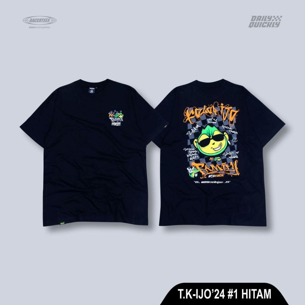COD Kaos Racerterees X Kolor Ijo Katun 30s Unisex