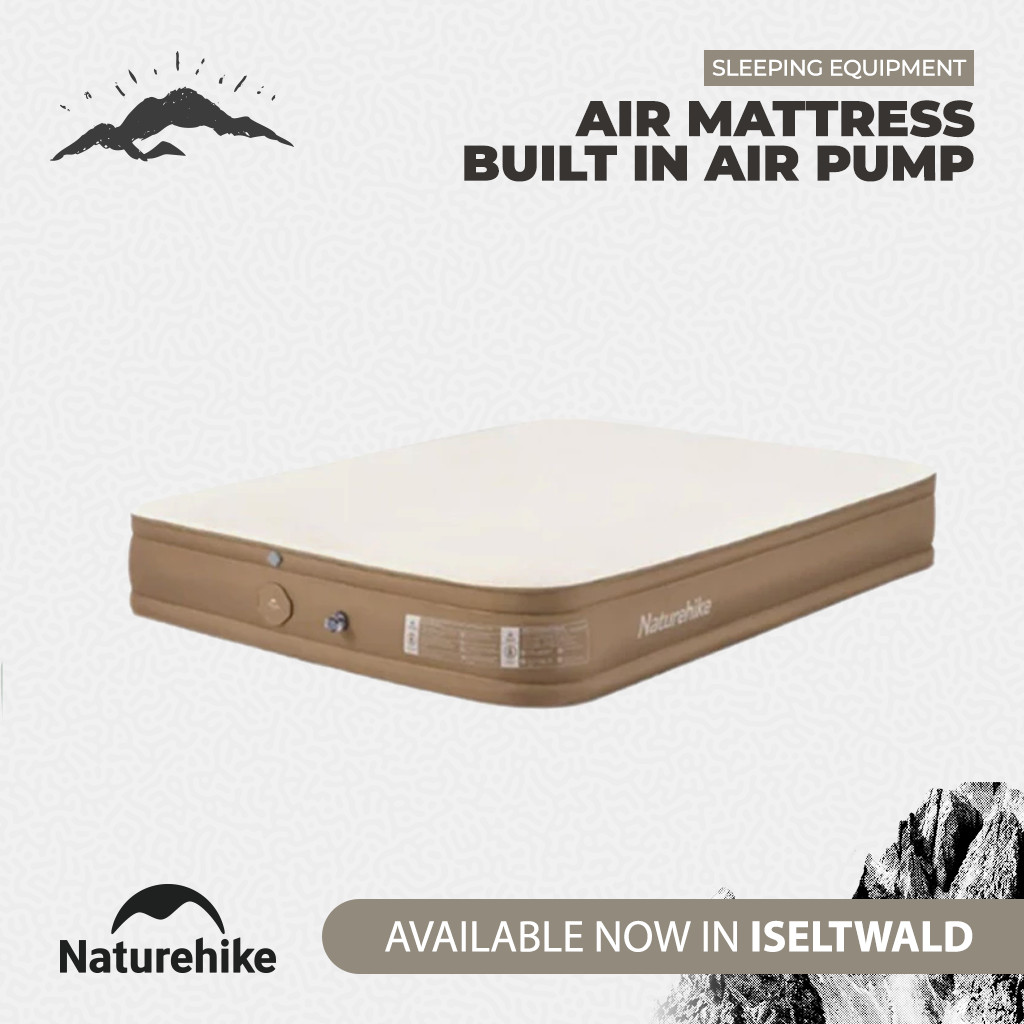 Matras Angin Camping Naturehike CNH22DZ026 Air Mattress Built in Air Pump