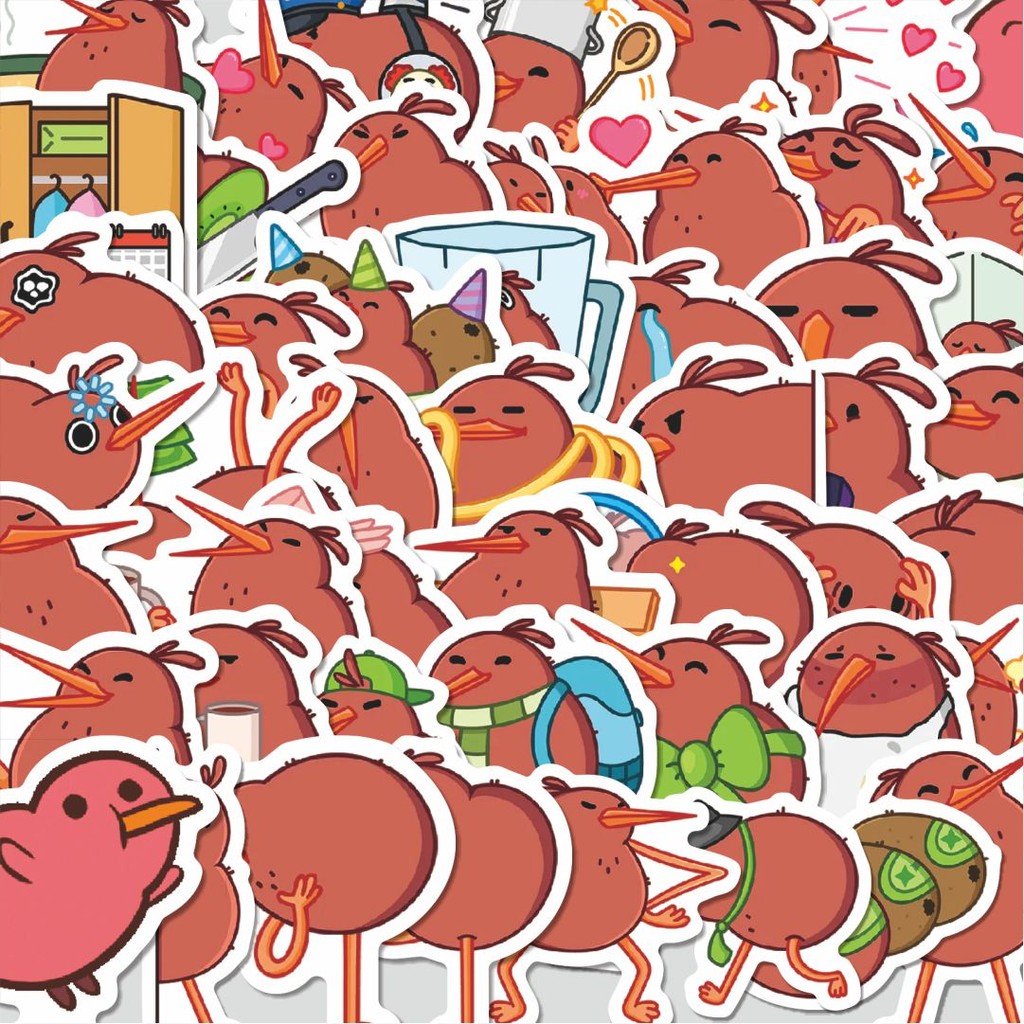 

Stiker Cutting Pack Stiker Kartun Funny Kiwi Isi 100Pcs Series Aesthetic Lucu Keren Untuk Koper Bahan Vynil