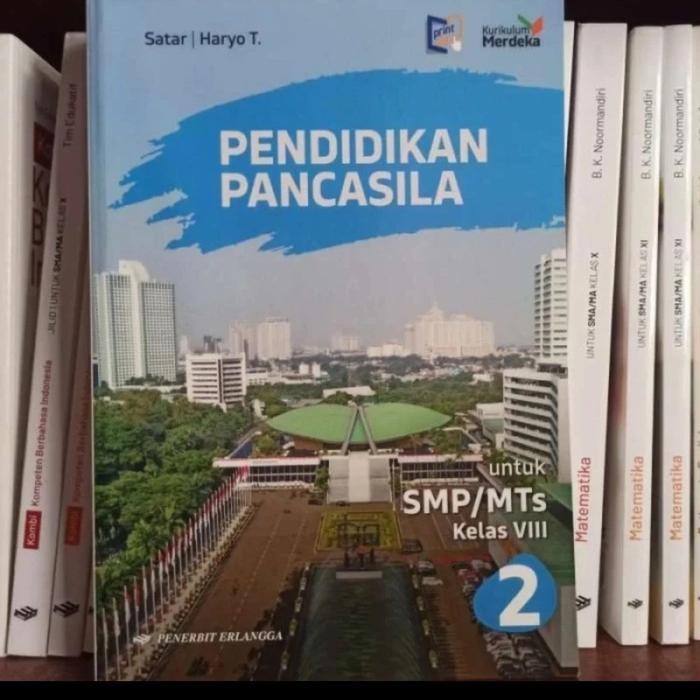 

buku pendidikan pancasila kelas 8 smp erlangga original