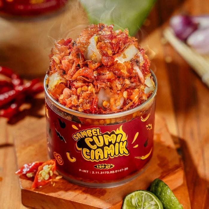 

SALE Eat Sambel Extra Pedas Paket 4 Pcs - Sambal Cumi Ciamik/Cakalang Rindu/Ayam Suwir/Teri 150g - Cumi CiamikTERLARIS
