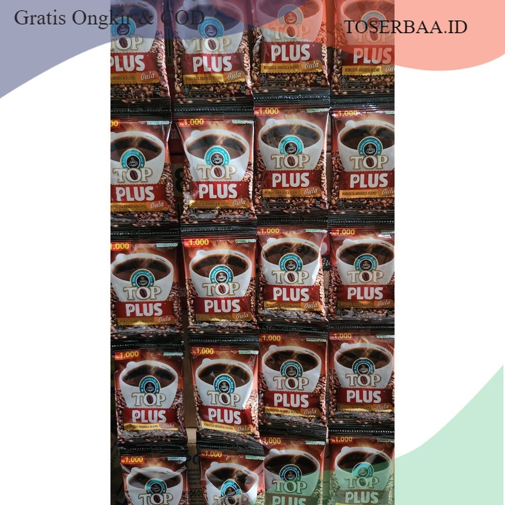 

Beli HEMAT 4 Renteng Kopi TOP PLUS gula 18gr (40pcs)