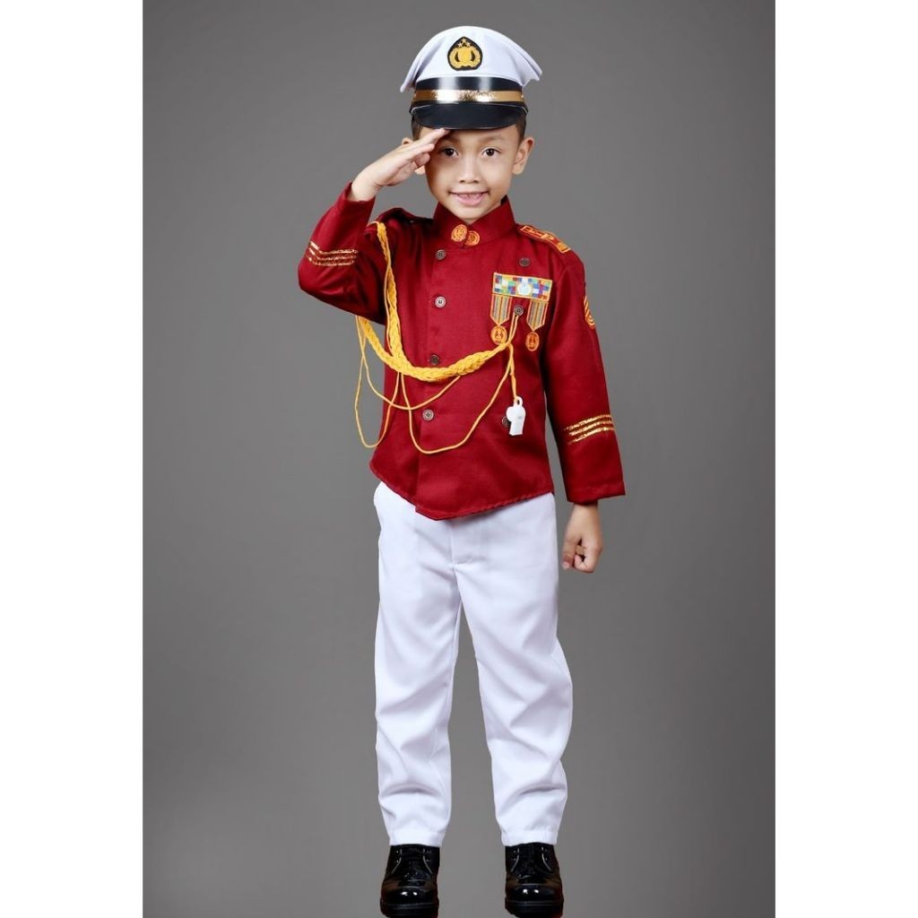 Sage kids - Taruna Akpol Anak Laki-laki SERAGAM TARUNA AKPOL ANAK LELAKI/ costum akpol anak/costum c