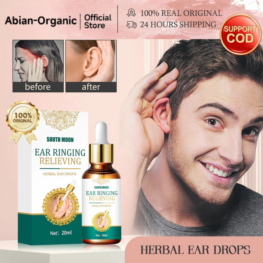 Abian-Organic Obat Tetes Telinga Radang Telinga Infeksi Telinga Pendengaran Meredam Obat Telinga Ber