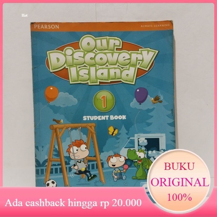 Buku OUR DISCOVERY ISLAND 1 STUDENT BOOK Plus CD Original Bekas