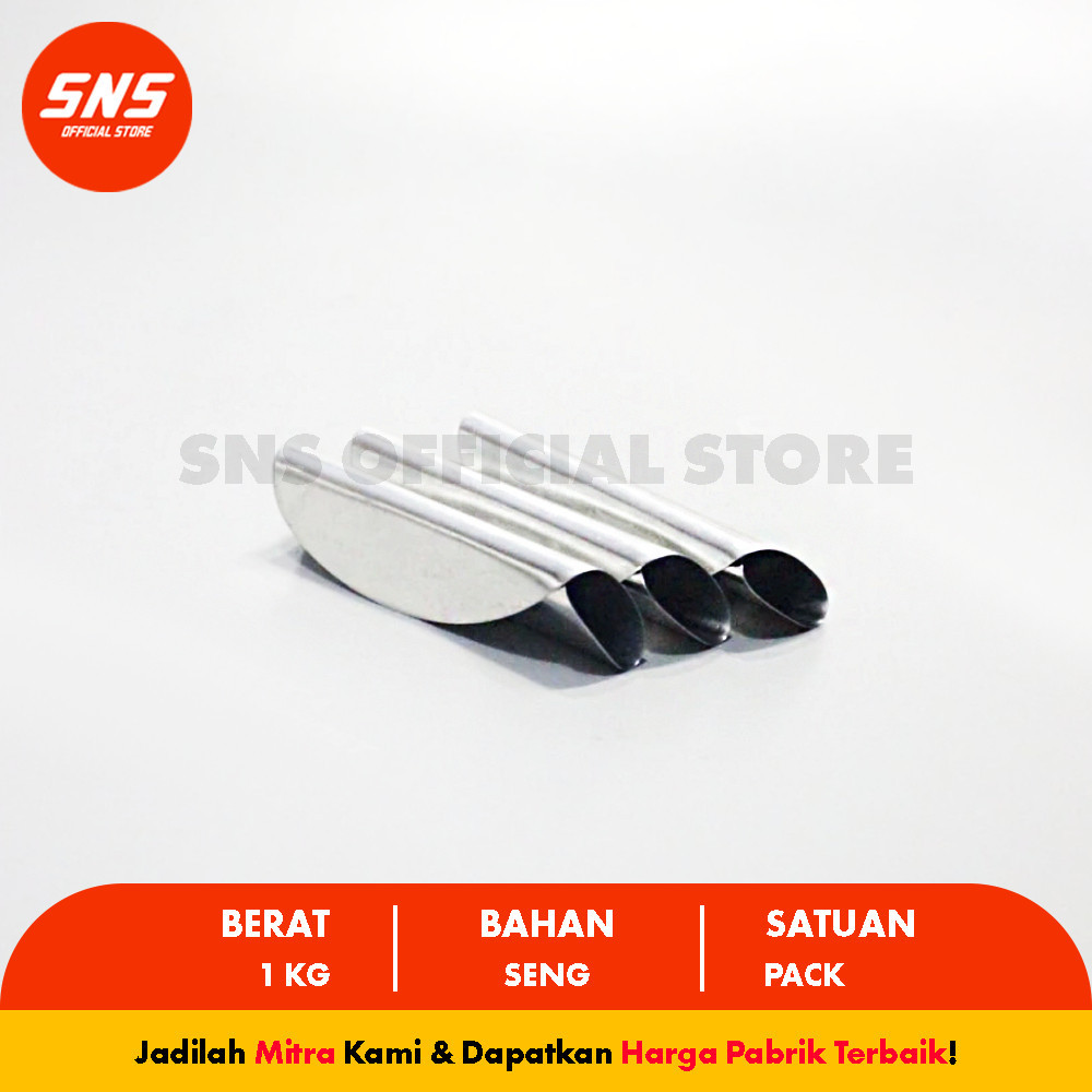 1 KG Klem Seng/Kaleng Klem Super Untuk Tali Straping Band - SINAR LAKBAN