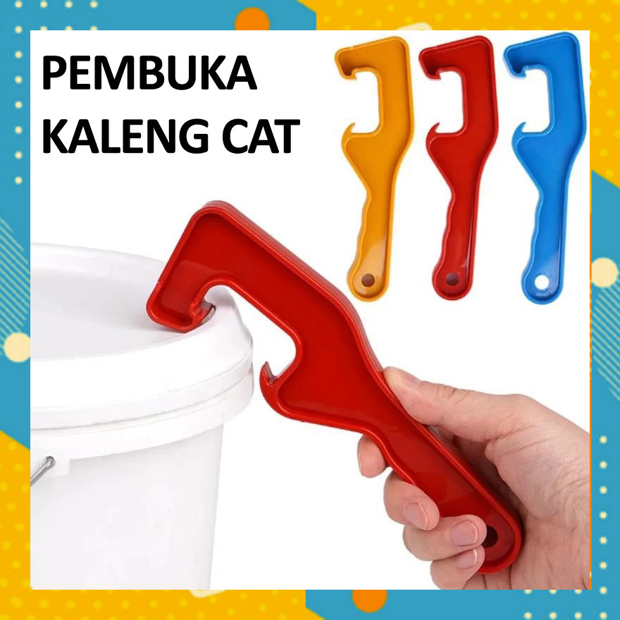 Alat Pembuka Kaleng Cat Pembuka Tutup Galon Kaleng Pelapis Anti Bocor Serbaguna Pembuka Tong Cat TS4