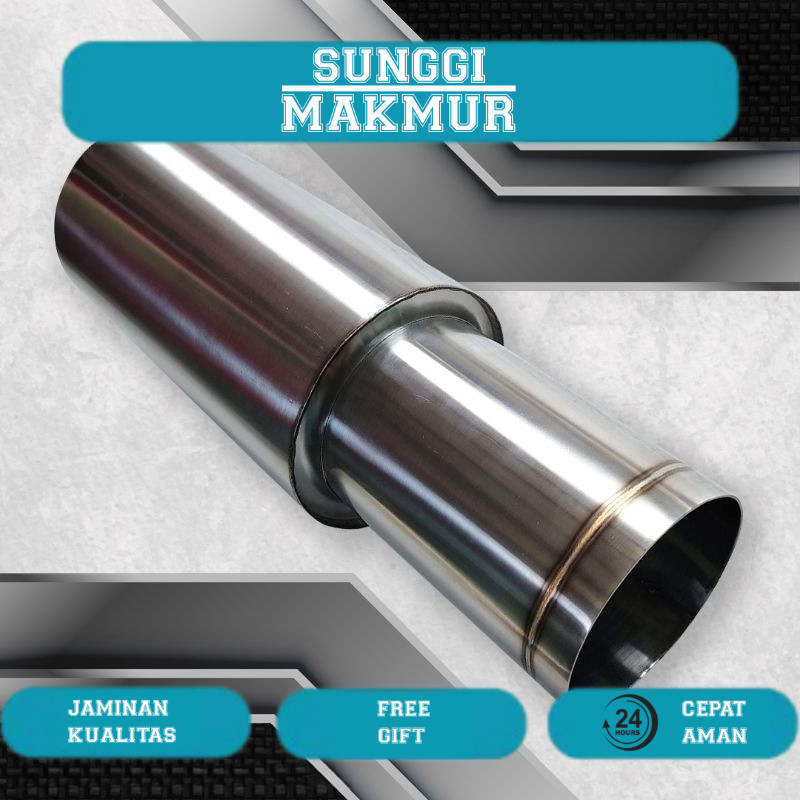 Knalpot mobil Big Muffler bensin/diesel