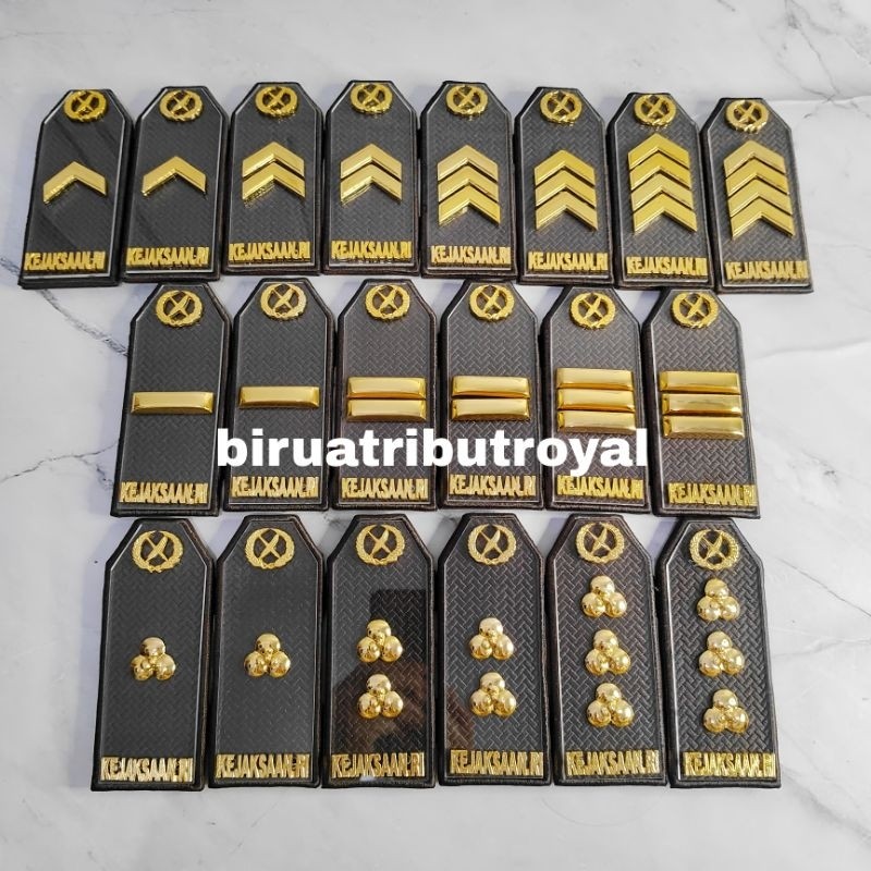 PANGKAT PDU KEJAKSAAN LOGAM TU GOLONGAN 2A 2B 2C 2D 3A 3B 3C 3D 4A 4B / PANGKAT PDU TU KEJAKSAAN RI 