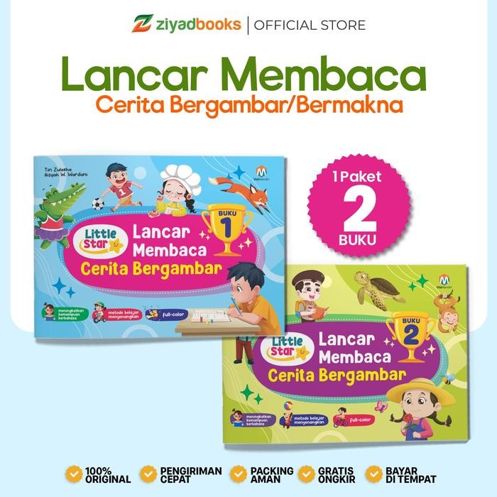 

(Isi 2 Buku) Buku Belajar Membaca Anak - Lancar Membaca Cerita Bergambar Books - Lancar Membaca Cerita Bergambar