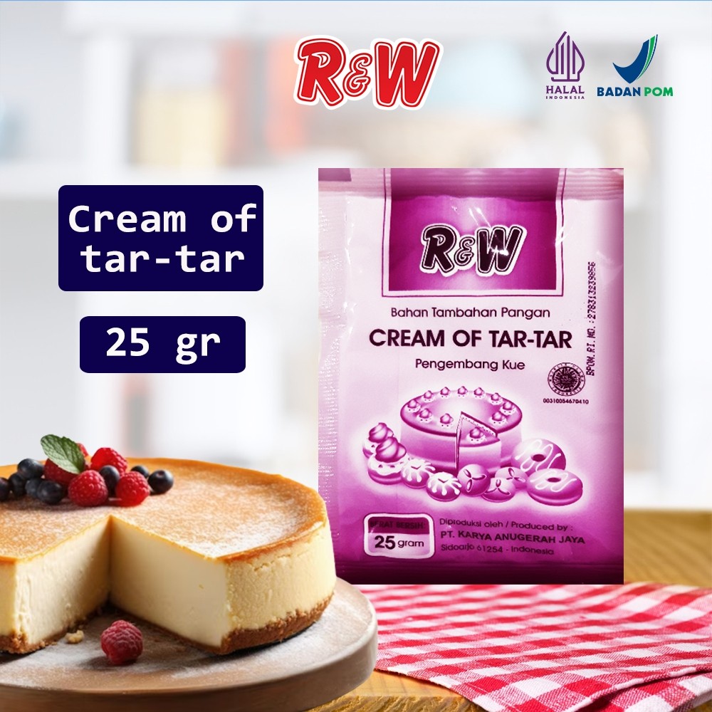 

Cream of Tar-tar tartar Krim tartar Rajawali R&W RW 25 gr