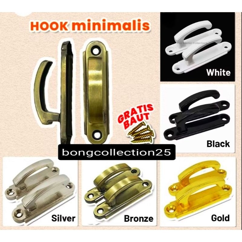 HOOK GORDEN MINIMALIS / PENGAIT TALI GORDEN /Cantolan huk gorden terbaru 2023