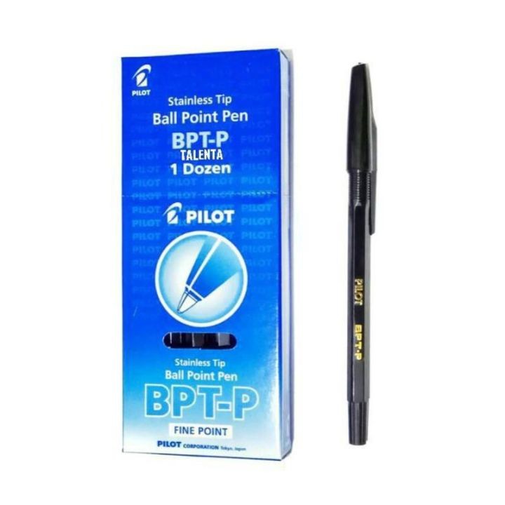 

Pulpen Pilot BPT-P 0.7mm Fine Point Bolpen Pena Hitam Biru - MY