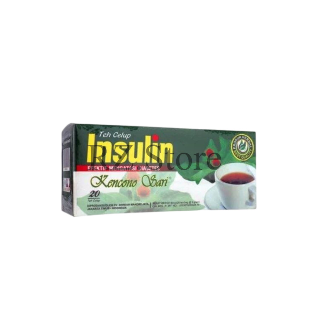 

Teh Celup Daun Insulin Kencono Sari – Minuman Herbal Diabetes & Pencernaan BPOM