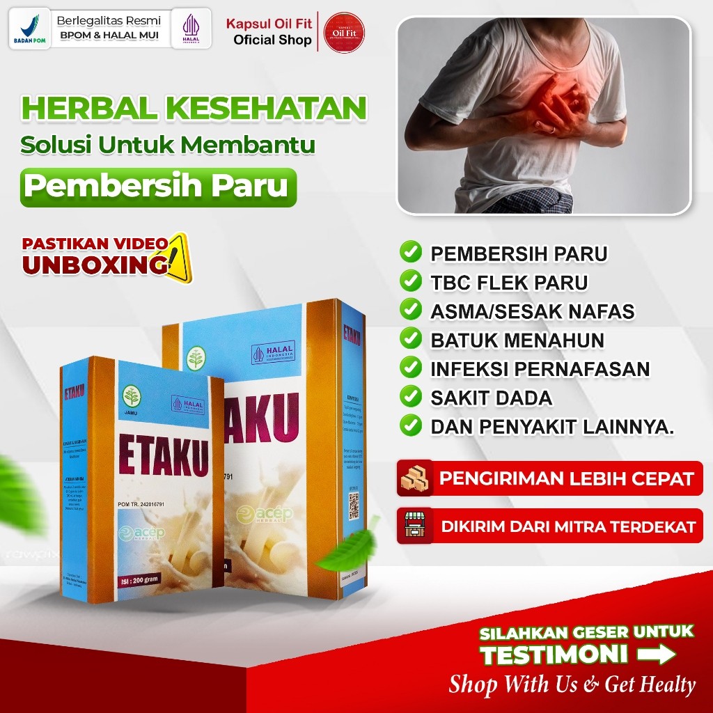 

Susu Pembersih Paru paru Obat TBC Flek Paru Paru Anak Dewasa Radang Sesak Nafas Asma Nyeri Dada Tuberculosis Bronkitis Batuk Berdahak Herbal Walatra Etaku Goat Milk Susu Kambing Etawa Murni