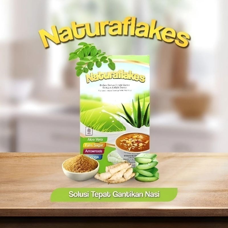 

Naturaflakes Pangan Pengganti yang Kaya akan Nutrisi Original 100%