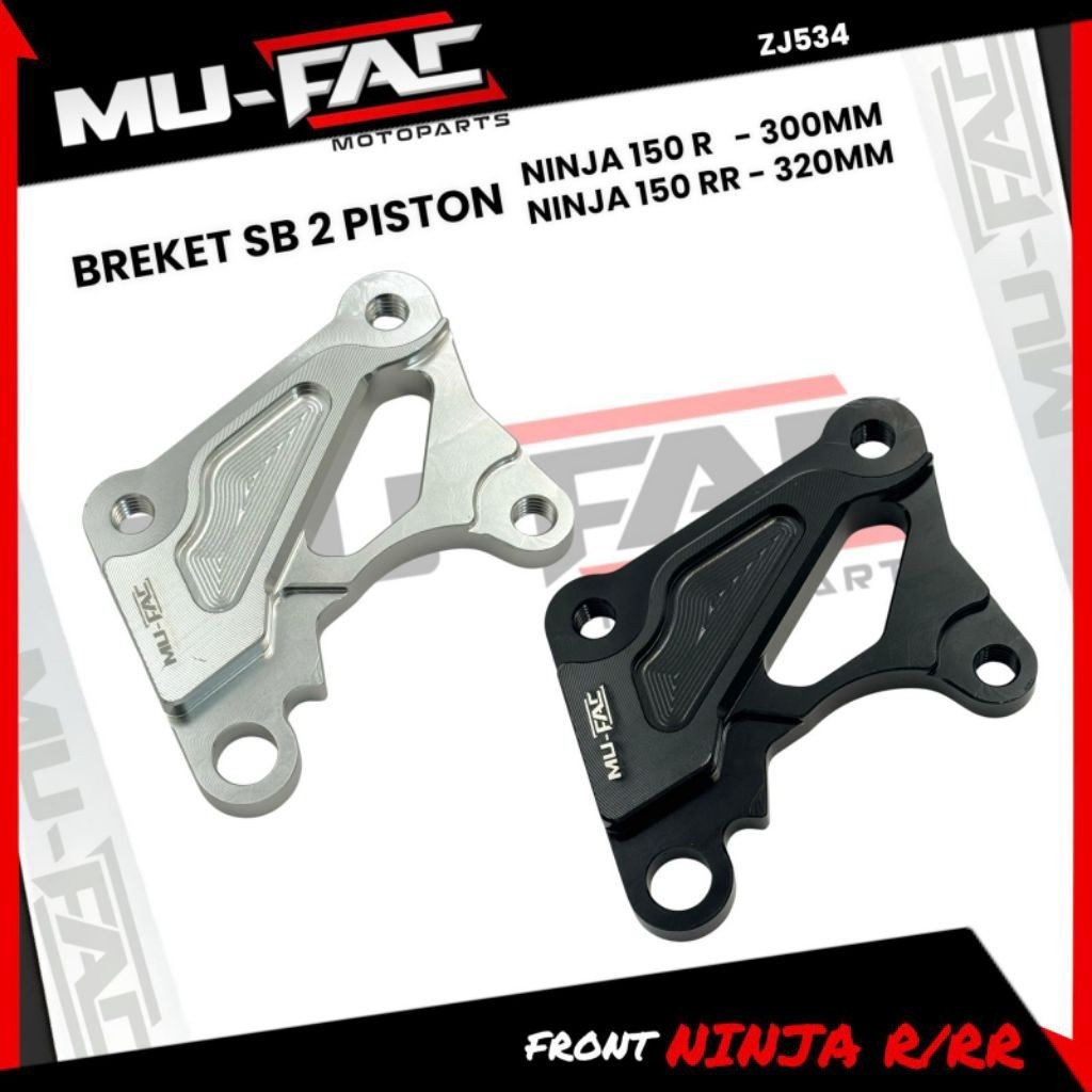BREKET MUFAC IMPORT KALIPER 2P 2 PISTON SB - 2P SAMURAI BRAKE NISSIN SAMURAI / RCB S1 BRAKER NINJA 1