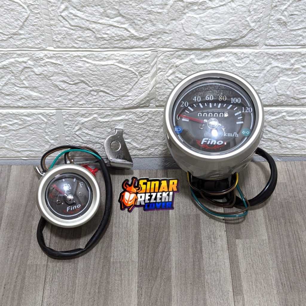 SPEEDOMETER & AMPER BENSIN ASSY FINO CARBU