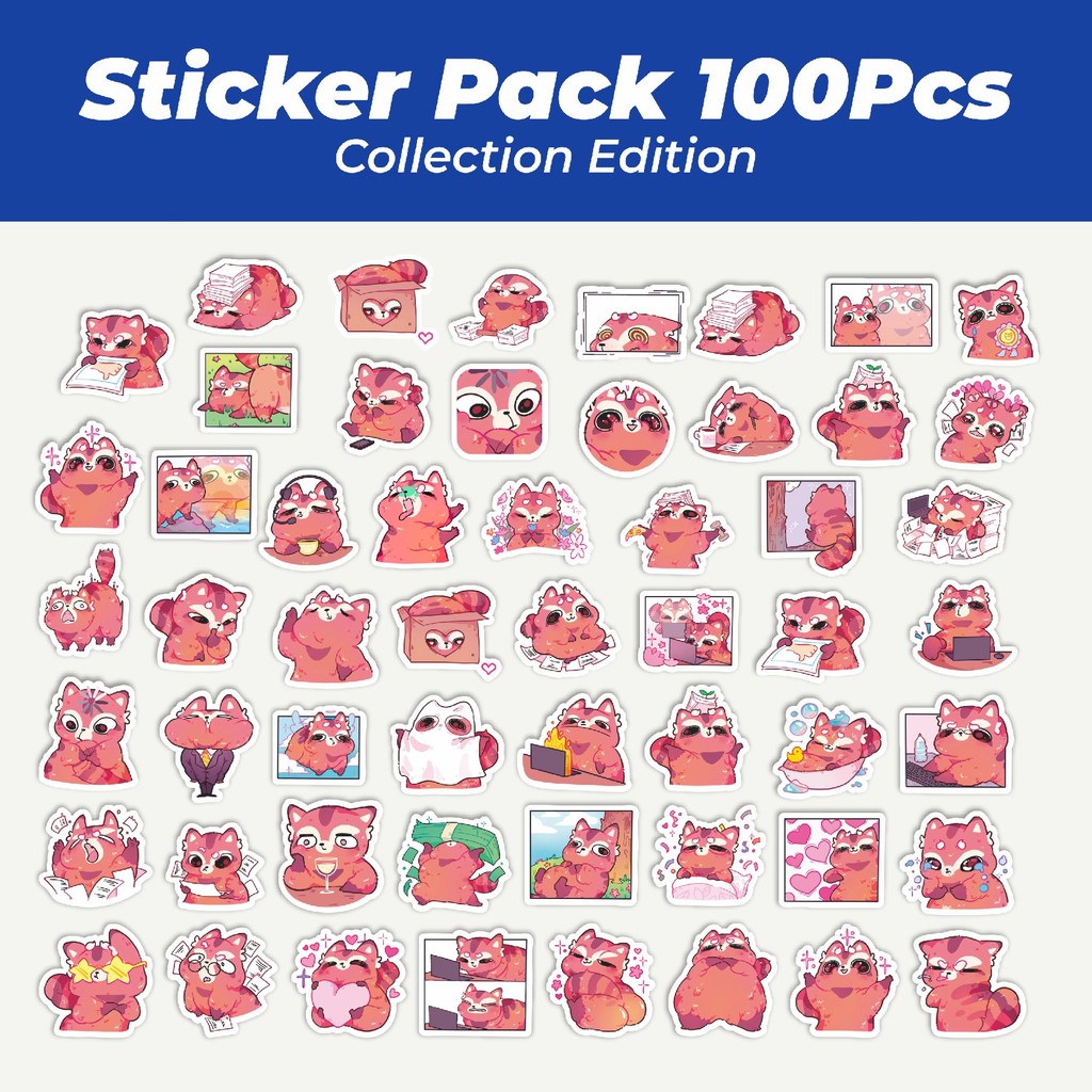 

Hot Stiker Kartun Cuty Worky Lucu Anti Air Stikers Berperekat Waterproof Sticker Decal Buat Motor Helm Buku Journal Koper Casing HP Laptop Botol Minum