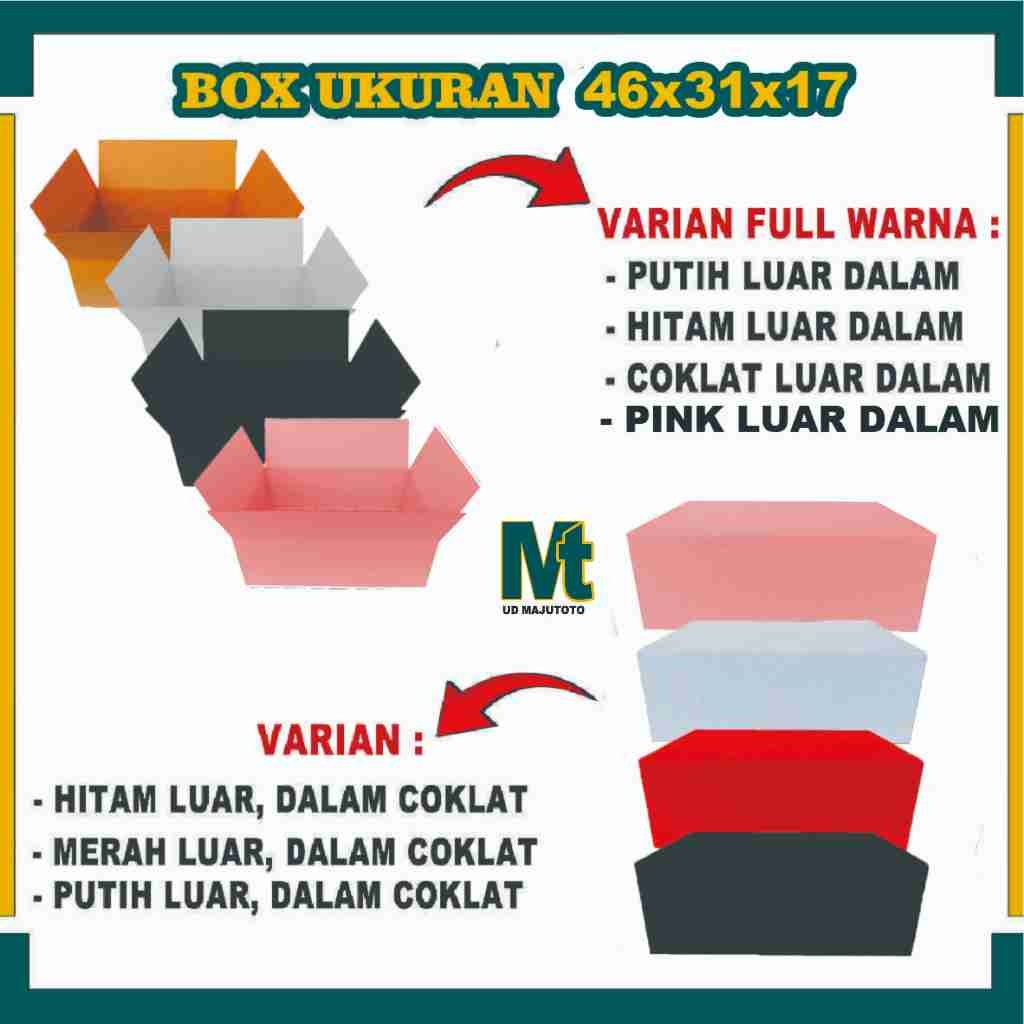 

Box 46x31x17 Cm / Box Packing A1 / Kardus Polos / Kardus Besar