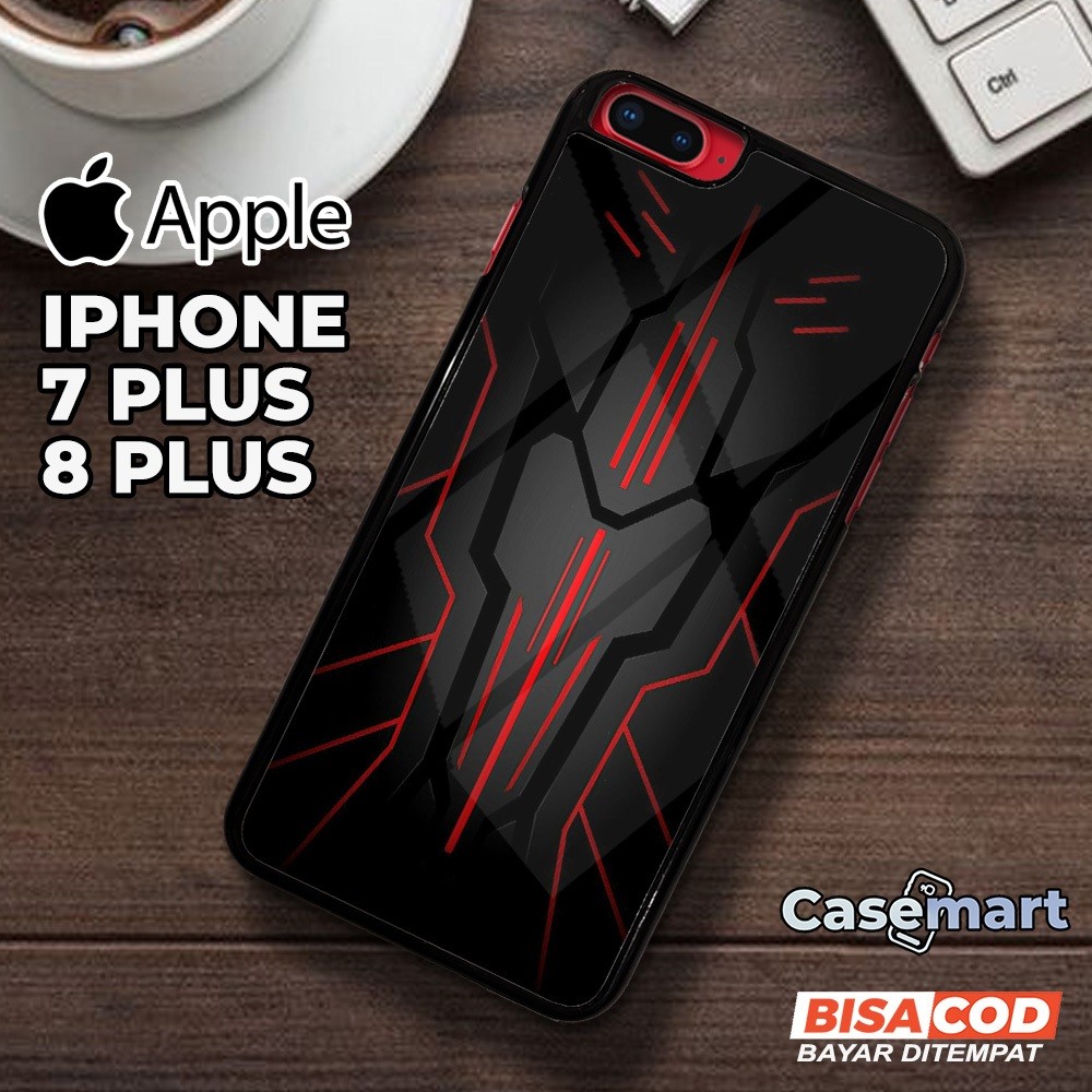 Case IPHONE 7 plus 8 plus Casing IPHONE 7 plus 8 plus Casemart [GLXY] Case Glossy Case Aesthetic Cus