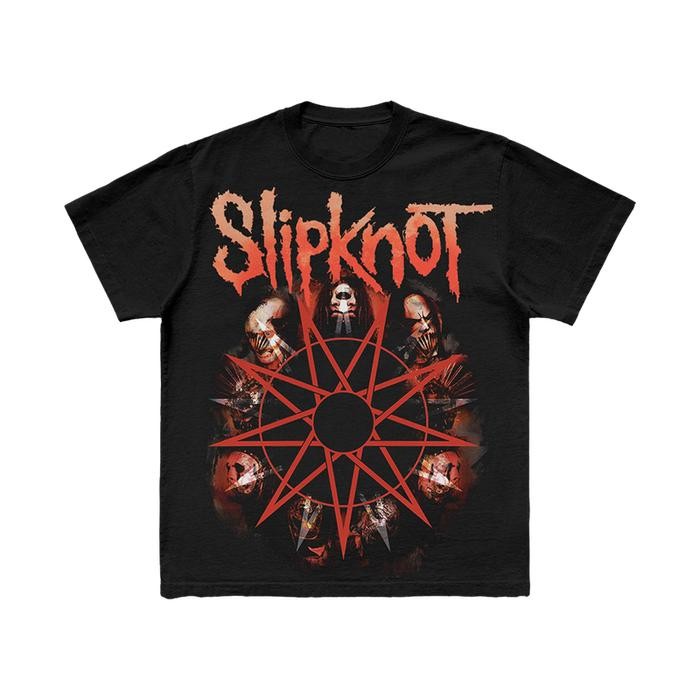 (COD) [Official Slipknot] Double Portrait Tour 2023 T-Shirt - Merchandise Original Resmi - S