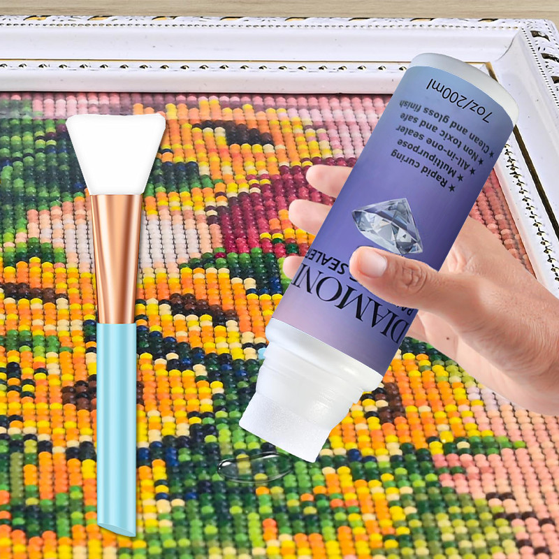 

200ml DIY Diamond Painting Conserver Sealing Glue / Lem Lukisan Diamond Painting Glue Wax Lem