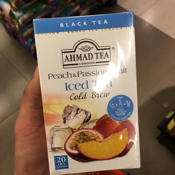 

Ahmad Tea London Teh Rasa peach dan markisa cold brow isi 20 bag