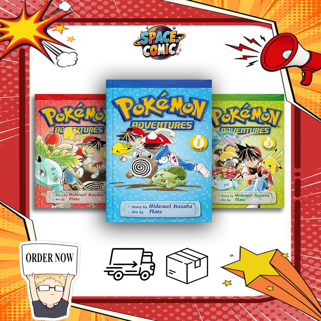 Komik Pokemon Adventures ( Vol 1 - 29 ) - english