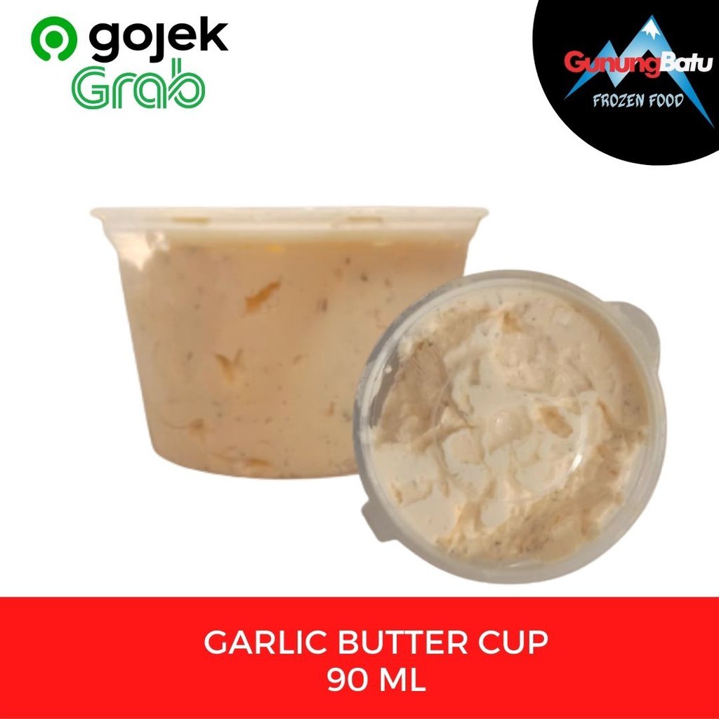 

GARLIC BUTTER CUP 90ML/ MENTEGA BAWANG PUTIH