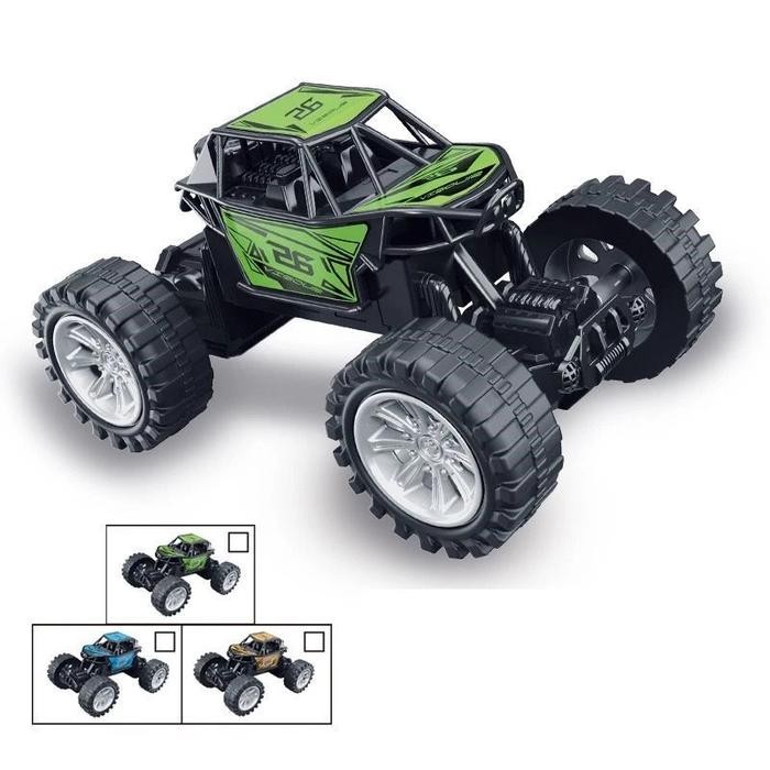 Mainan Mobil Remote Control Offroad Anak RC Monster Truck Mini 2CH Ban Besar Kids Toys Kado Ulang Ta