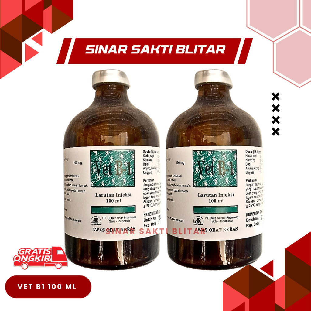 Vet B1 - Vitamin B1 Duta Kaisar 100ml