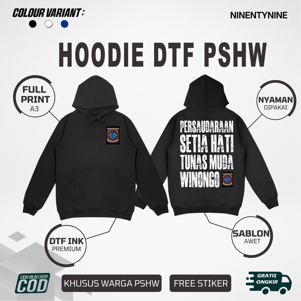 HOODIE PSHW TUNAS MUDA WINONGO JAKET PSHW TERBARU - JAKET SH WINONGO - JAKET HOODIE PSHW SIMPEL - HO