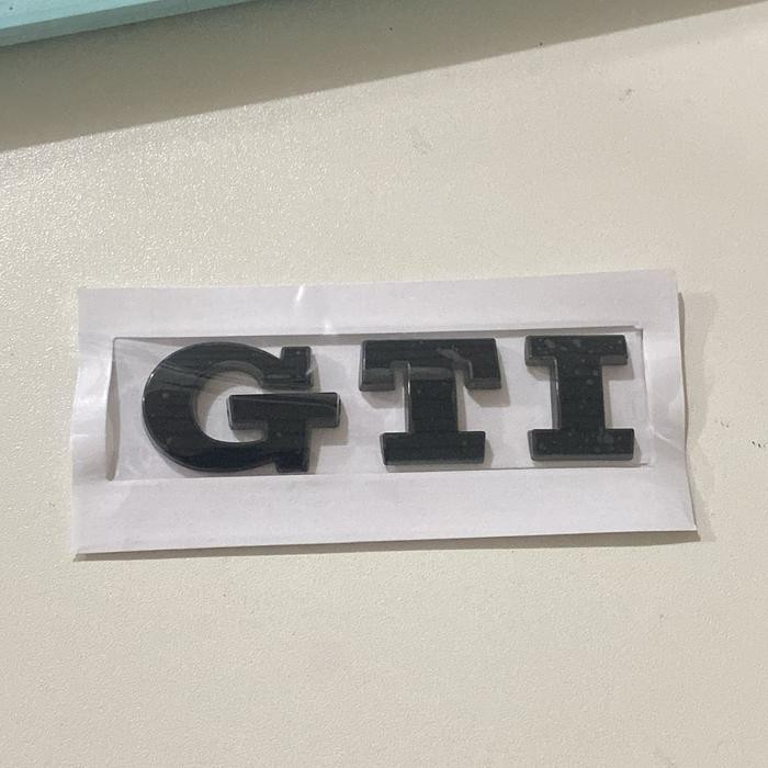 Logo GTI BLACK VW GOLF / LOGO GTI VW GOLF quality