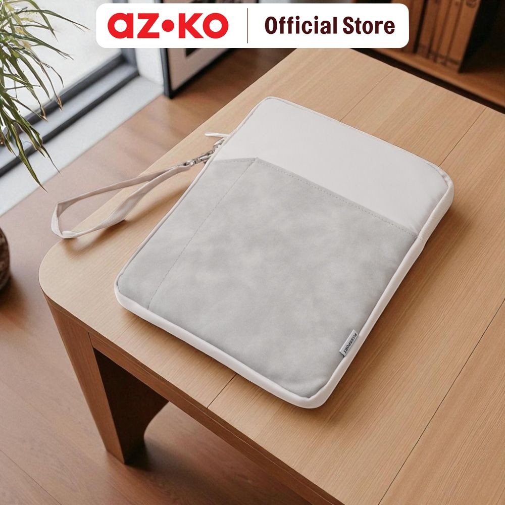 AZKO Passport 10 inci Ezy Tas Tablet - Abu-Abu Tablet Bag Tempat Penyimpanan Tab Sleeve Pouch Case P
