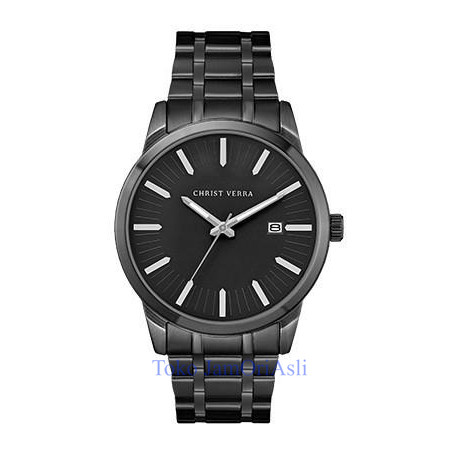 Promo Original Jam Tangan Wanita Christ Verra CV 10636L-16 BLK Garansi Resmi 2 Tahun