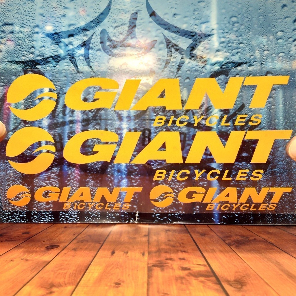 Cutting Sticker Reflective Sepeda Giant Variasi MTB Lipat Anti Air Tahan Lama Body Keren