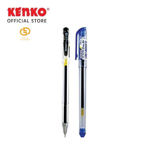 

(1 LUSIN / 12 PCS) KENKO GEL PEN Pulpen Jel Pena Jel Pen Tinta Gel Easy Gel BY MSTORE