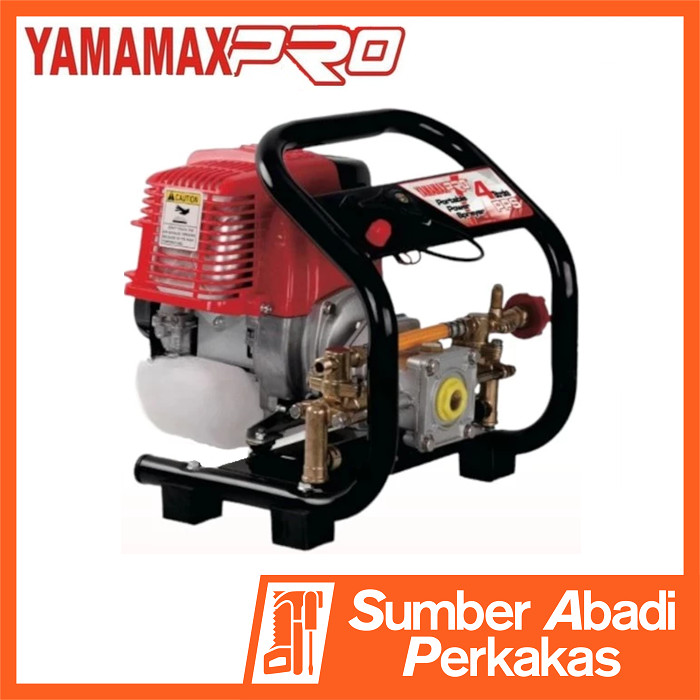 YAMAMAX Power Sprayer Portable PPS 4 Tak Stroke Mesin Semprot Steam Murni Bensin Cuci Mobil Motor Ha