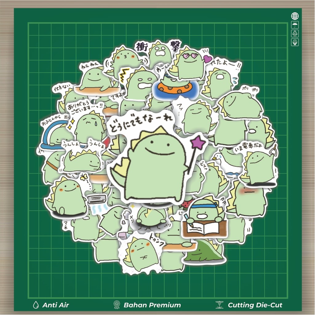 

HOT 50 PCS STIKER Stiker I Am A DinosaurStiker Fashion Cars Decal Dingin Kartu Album Custom Vinyl Anti Air- Sticker Aesthetic Buku Journal Koper Casing HP Tablet Laptop Helm Motor Botol Minum