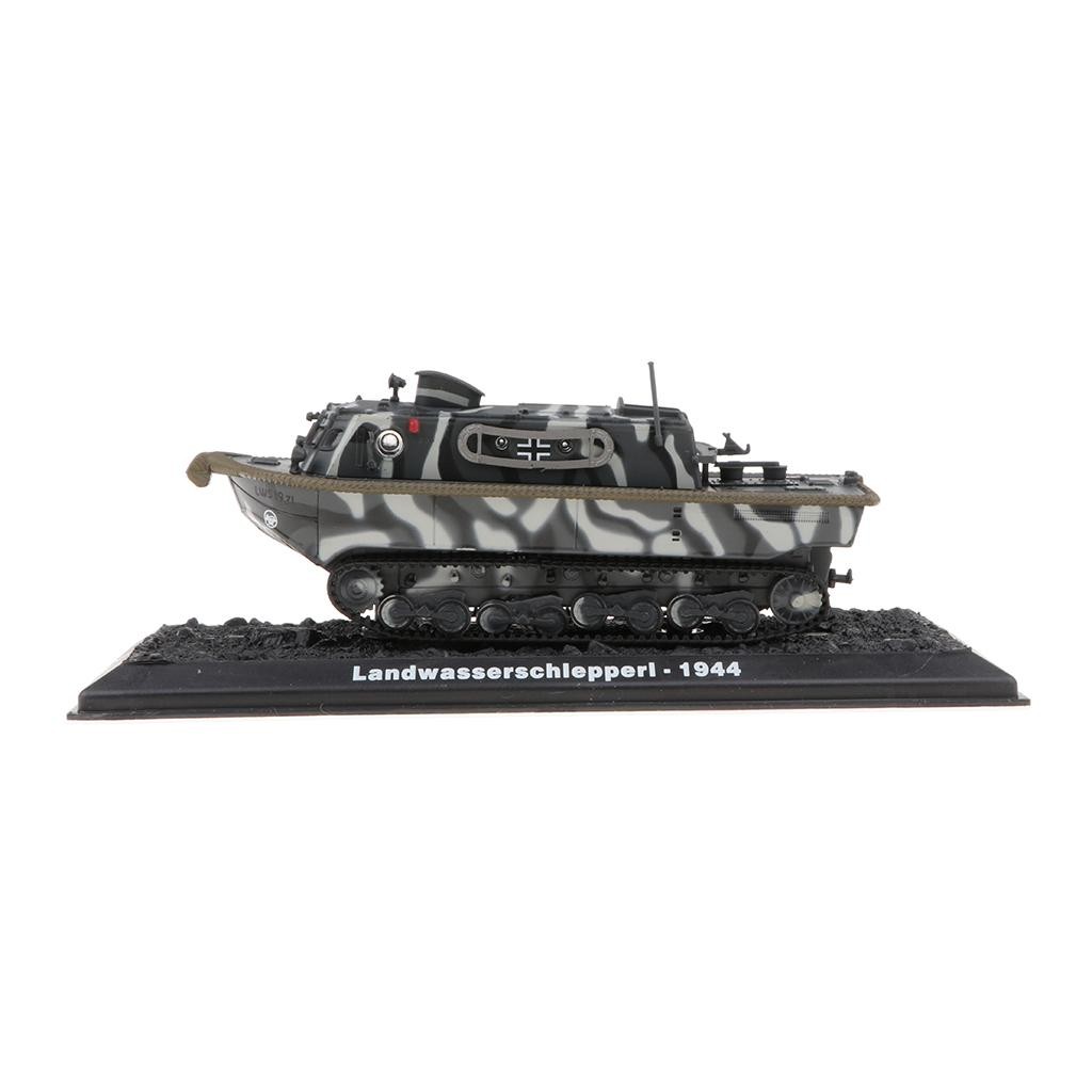 1944 German Arrmy Tank, 1/72 Diecast Model Kit Tank Landwasserschlepper, Include , Teens Adults Coll