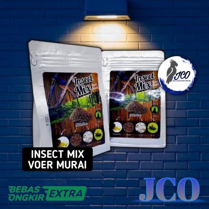 PAKAN MURAI INSECT MIX BREEDING 250GR PAKAN KHUSUS TERNAK BURUNG MURAI