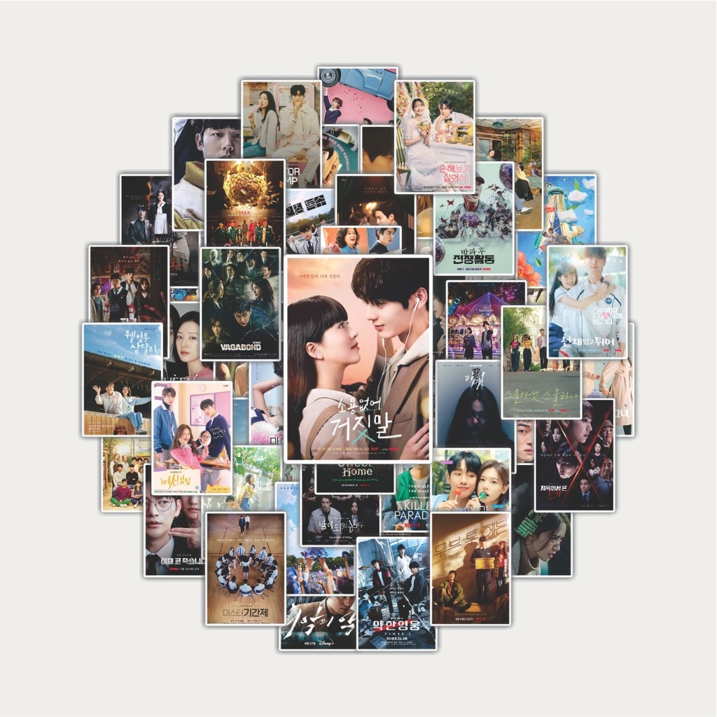 

Sticker Pack Stiker Kdrama Drama Korea Poster | Sticker TUMBLR | Stiker LAPTOP KOPER HELM