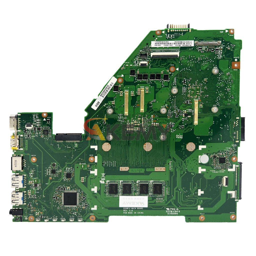 X550IK Laptop Motherboard For ASUS VivoBook X550I VX50IU X550IU X550IK Notebook Mainboard  With CPU 